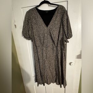 Madewell Floral Wrap Dress